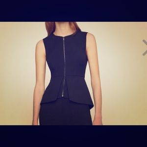 Sleeveless BCBG Peplum top
